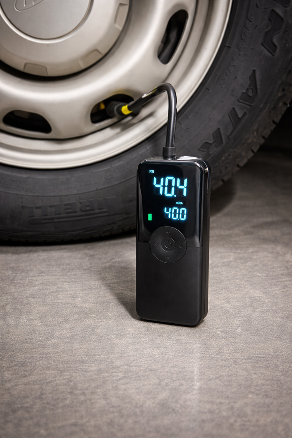 HIGH PERFORMANCE CORDLESS CAR TIRE INFLATOR