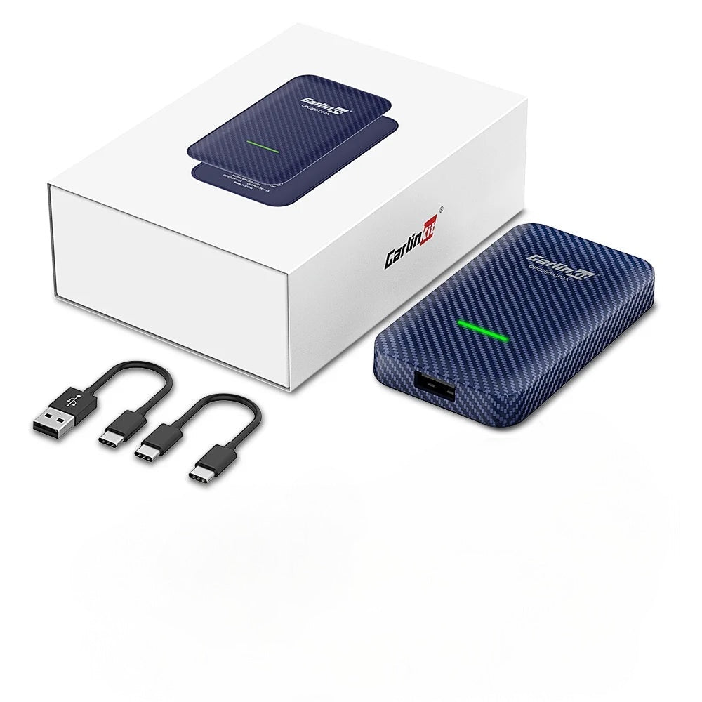 WIRELESS CARPLAY & ANDROID AUTO ADAPTER– PLUG & PLAY iPHONE& ANDROID)