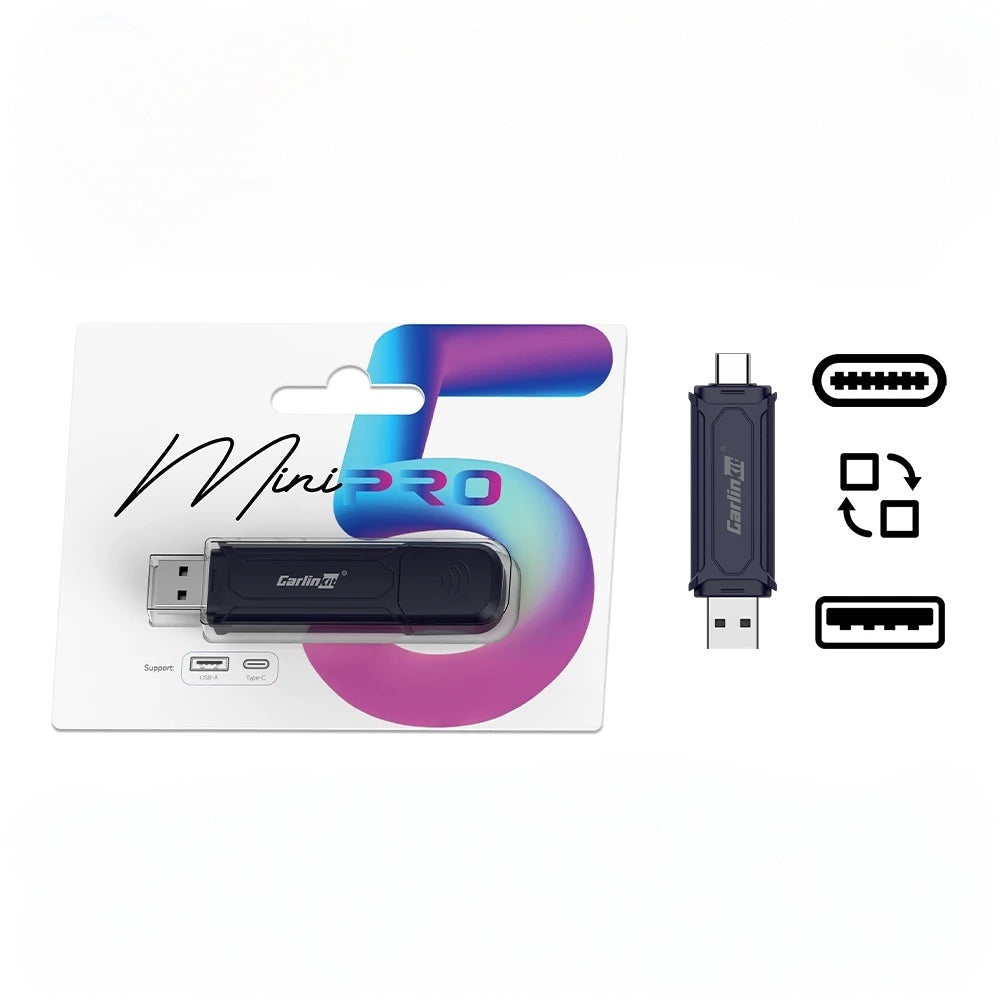 WIRELESS CARPLAY & ANDROID AUTO ADAPTER– PLUG & PLAY iPHONE& ANDROID)