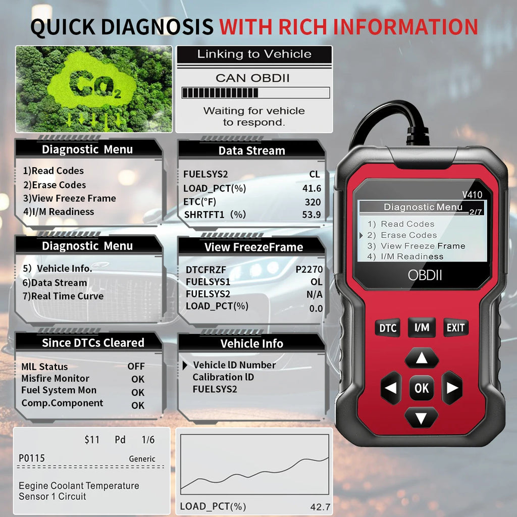 DriveGuard OBD2 Code Reader – Fast Engine Diagnostics